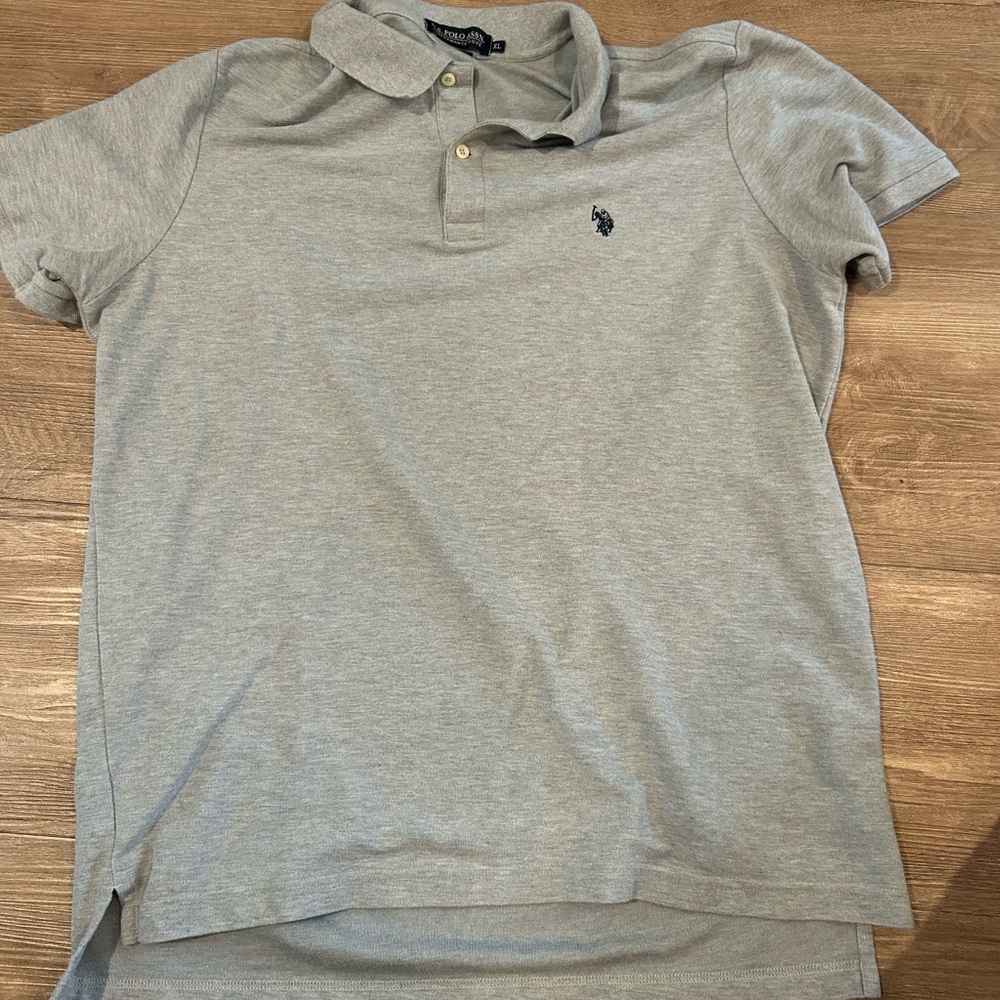 U.S. Polo Assn. Gray Polo Shirt Classic Fit